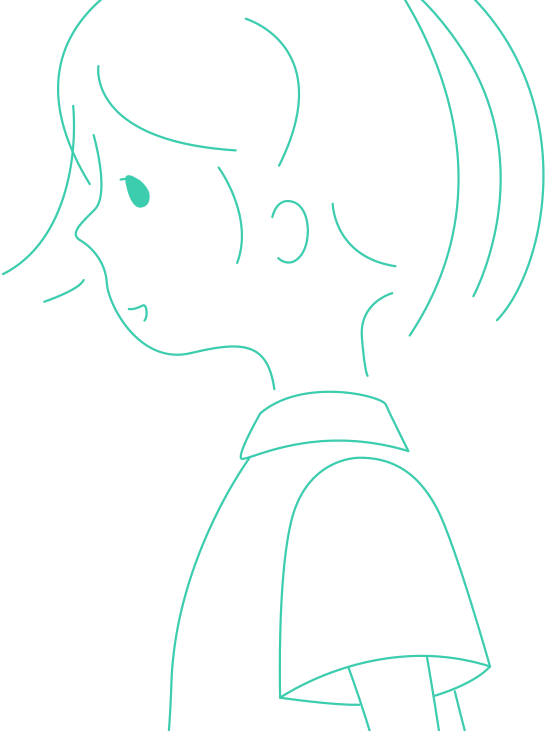 少女のイラスト